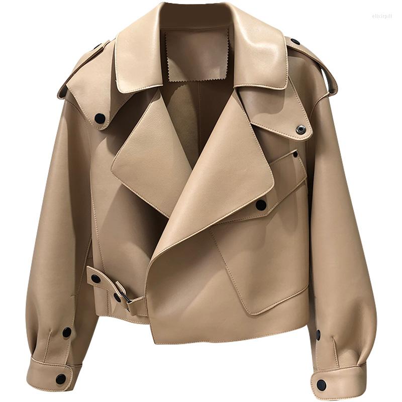 Women's Leather 2022 Styles Women's Spring Jacket Fashion Genuine Sheepskin Coat Motorcycle Lady Casual Autumn Biker, Khaki
Women's Leather 2022 Styles Women's Spring Jacket Fashion Genuine Sheepskin Coat Motorcycle Lady Casual Autumn Biker, Khaki