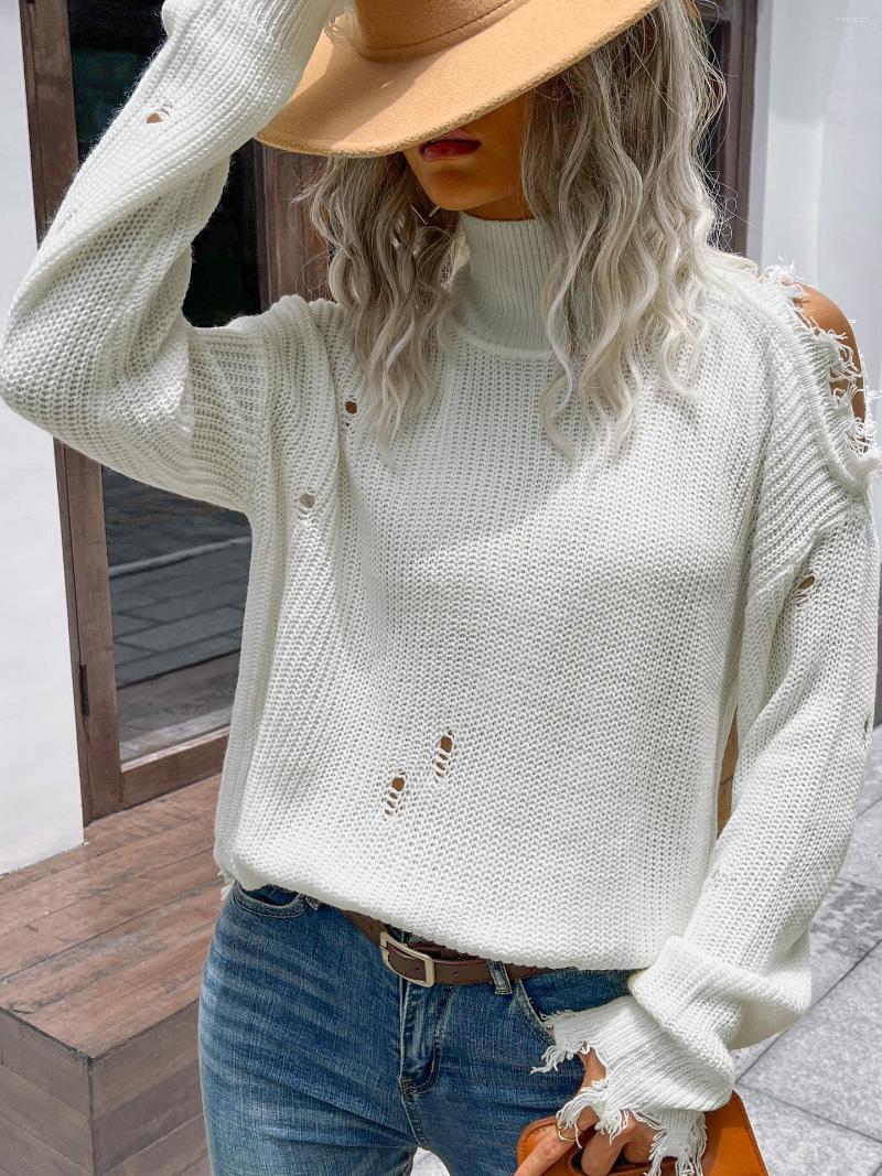 Women' Blouses DGIRL Autumn And Winter Knit Sweater Women Worn Long Sleeve Hollow High Neck Knitted 2022, White
Women' Blouses DGIRL Autumn And Winter Knit Sweater Women Worn Long Sleeve Hollow High Neck Knitted 2022, White