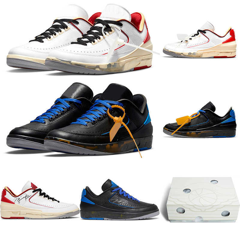 Top Quality Jumpman 2 OW Basketball Shoes For Men Women 2s Black Varsity Royal White Varsity Red Mens Trainers Sports Sneakers Size 36-46
Top Quality Jumpman 2 OW Basketball Shoes For Men Women 2s Black Varsity Royal White Varsity Red Mens Trainers Sports Sneakers Size 36-46