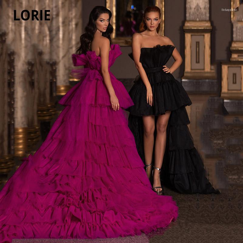 Party Dresses LORIE Luxury Evening With Detachable Train Strapless Pleats High Low Prom Gown Tiered Girl Dress For Graduation, Gold
Party Dresses LORIE Luxury Evening With Detachable Train Strapless Pleats High Low Prom Gown Tiered Girl Dress For Graduation, Gold