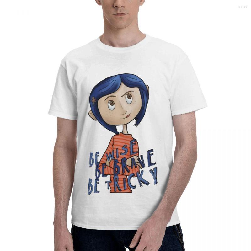 Men' T Shirts Men Shirt Coraline Fashion Tshirt Wise Brave Tricky Quote Movie Dark Cool Cotton Tee O Neck Printed Clothes Plus Size
Men' T Shirts Men Shirt Coraline Fashion Tshirt Wise Brave Tricky Quote Movie Dark Cool Cotton Tee O Neck Printed Clothes Plus Size