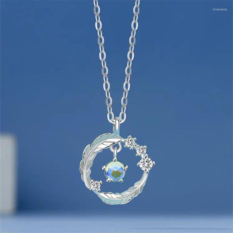 Chains 2022 Japanese And Korean Fashion Ladies Party Brass Moonstone Feather Necklace Design Trend Style Clavicle
Chains 2022 Japanese And Korean Fashion Ladies Party Brass Moonstone Feather Necklace Design Trend Style Clavicle