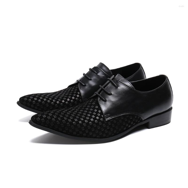 Dress Shoes Black Leather Men's Wedding Hairdressers British Pointed Casual Lace-up Breathable Cowhide, Blue
Dress Shoes Black Leather Men's Wedding Hairdressers British Pointed Casual Lace-up Breathable Cowhide, Blue