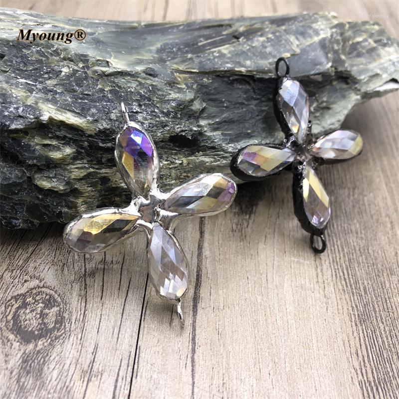 Pendant Necklaces Handmade Solder Spiritual Talisman Crystal Cross Connector Necklace MP210510
Pendant Necklaces Handmade Solder Spiritual Talisman Crystal Cross Connector Necklace MP210510