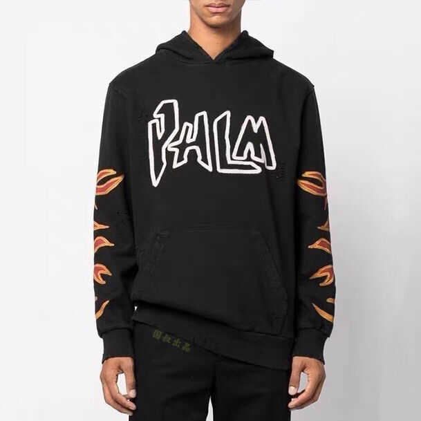 Hoody Palms Bear Streetwear Pullover Sweatshirts Loose Autumn and Winter Flame Embroidery Letters Hooded Sweater Fashion, Black
Hoody Palms Bear Streetwear Pullover Sweatshirts Loose Autumn and Winter Flame Embroidery Letters Hooded Sweater Fashion, Black