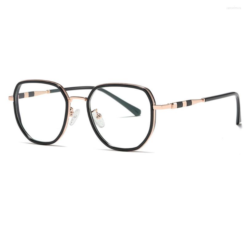 Sunglasses Stylish Blue Ray Blocking Glasses Dual Color Metal Frame Flat Lens Eyeglasses Lightweight Polygonal Functional Eye Wearing SP99
Sunglasses Stylish Blue Ray Blocking Glasses Dual Color Metal Frame Flat Lens Eyeglasses Lightweight Polygonal Functional Eye Wearing SP99