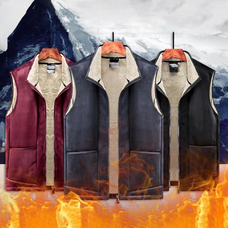 Men's Vests Men Winter Vest Zipper Stand Collar Fleece Solid Color Big Pockets Keep Warm Sleeveless Plus Size Cardigan Coat For, Black
Men's Vests Men Winter Vest Zipper Stand Collar Fleece Solid Color Big Pockets Keep Warm Sleeveless Plus Size Cardigan Coat For, Black