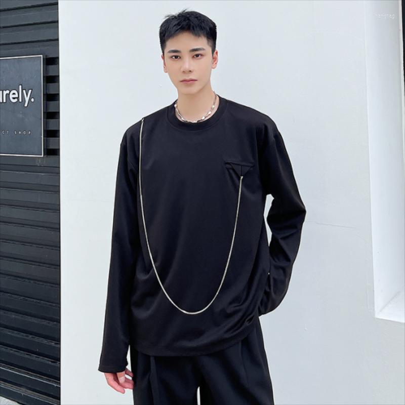 Men' T Shirts Men Spring And Autumn Fashion Trend Personality Detachable Chain Design Stylist Casual Loose Large Size T-Shirt, Black
Men' T Shirts Men Spring And Autumn Fashion Trend Personality Detachable Chain Design Stylist Casual Loose Large Size T-Shirt, Black