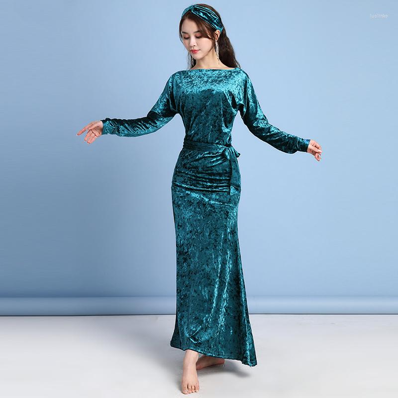 Stage Wear Belly Dance Costume Female 2022 Style Oriental Practice Clothes Cane Performance Clothing Dress Winter Wine Red, Black
Stage Wear Belly Dance Costume Female 2022 Style Oriental Practice Clothes Cane Performance Clothing Dress Winter Wine Red, Black