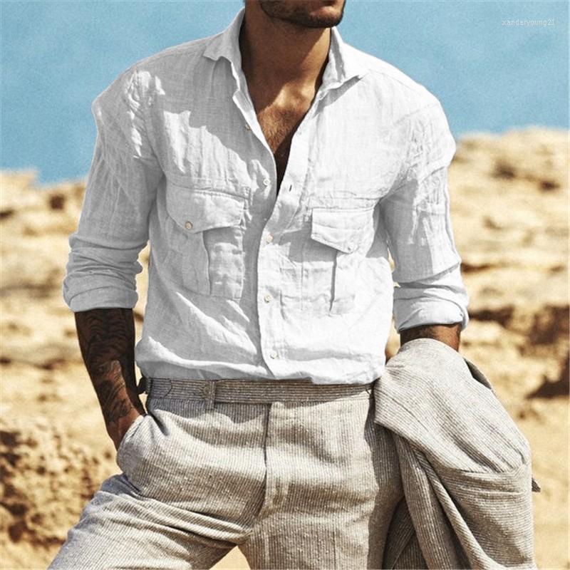 Men's Casual Shirts Men's Linen Long Sleeve Shirt Solid Color Cotton Comfy Breathable Tops, Black
Men's Casual Shirts Men's Linen Long Sleeve Shirt Solid Color Cotton Comfy Breathable Tops, Black