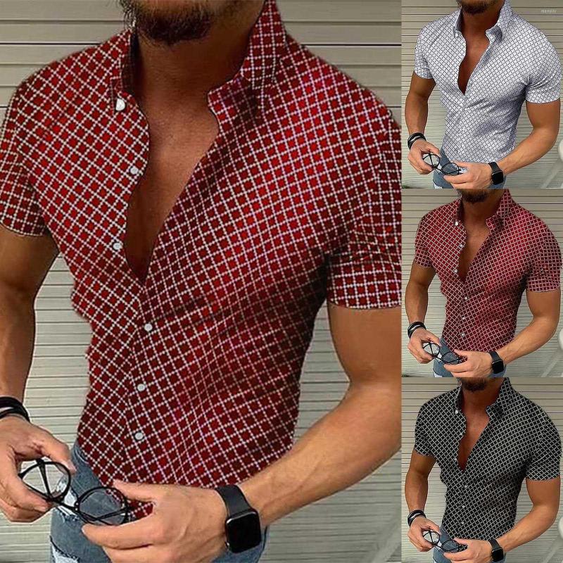 Men's Casual Shirts Men Summer Plaid Print Shirt Turn Down Collar Short Sleeve Elegant Baggy, Black
Men's Casual Shirts Men Summer Plaid Print Shirt Turn Down Collar Short Sleeve Elegant Baggy, Black