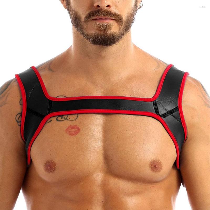 Belts Men Elastic Spandex Double Shoulder Body Chest Harness Straps Costume Gay Bar Pole Dance Perform Costumes, White
Belts Men Elastic Spandex Double Shoulder Body Chest Harness Straps Costume Gay Bar Pole Dance Perform Costumes, White