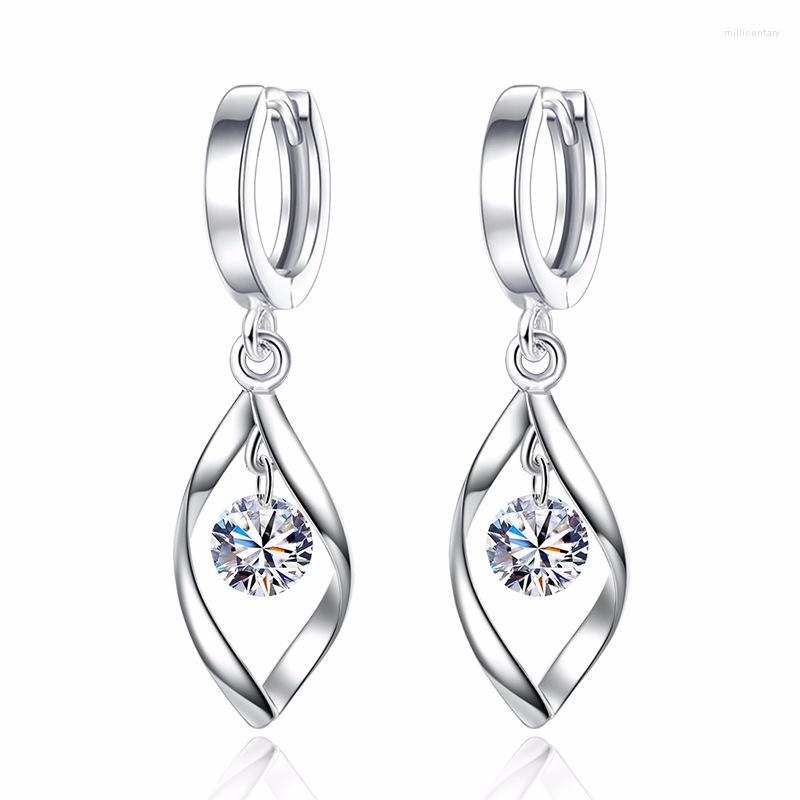 Backs Earrings 925 Sterling Silver Fashion Shiny Crystal Ladies'Clip For Women Jewelry Valentine's Day Gift Wholesale
Backs Earrings 925 Sterling Silver Fashion Shiny Crystal Ladies'Clip For Women Jewelry Valentine's Day Gift Wholesale