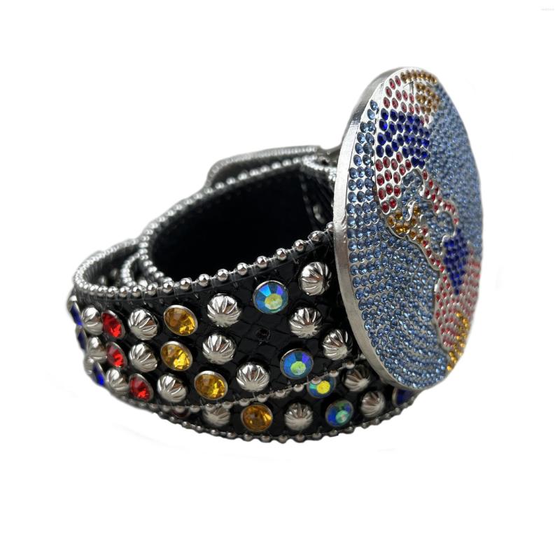 Belts Rhinestone Round Buckle Ladies Men's Shiny Diamond Gold Luxury Designer With Edge Beads Full Of Diamonds, White
Belts Rhinestone Round Buckle Ladies Men's Shiny Diamond Gold Luxury Designer With Edge Beads Full Of Diamonds, White