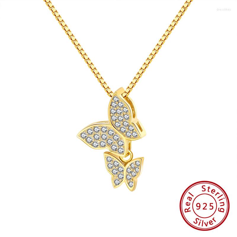 Chains AIYANISHI 925 Sterling Silver Dazzling Micro Sona Diamond Butterfly Necklaces For Women Gift Necklace Chain Choker Jewelry Gifts
Chains AIYANISHI 925 Sterling Silver Dazzling Micro Sona Diamond Butterfly Necklaces For Women Gift Necklace Chain Choker Jewelry Gifts