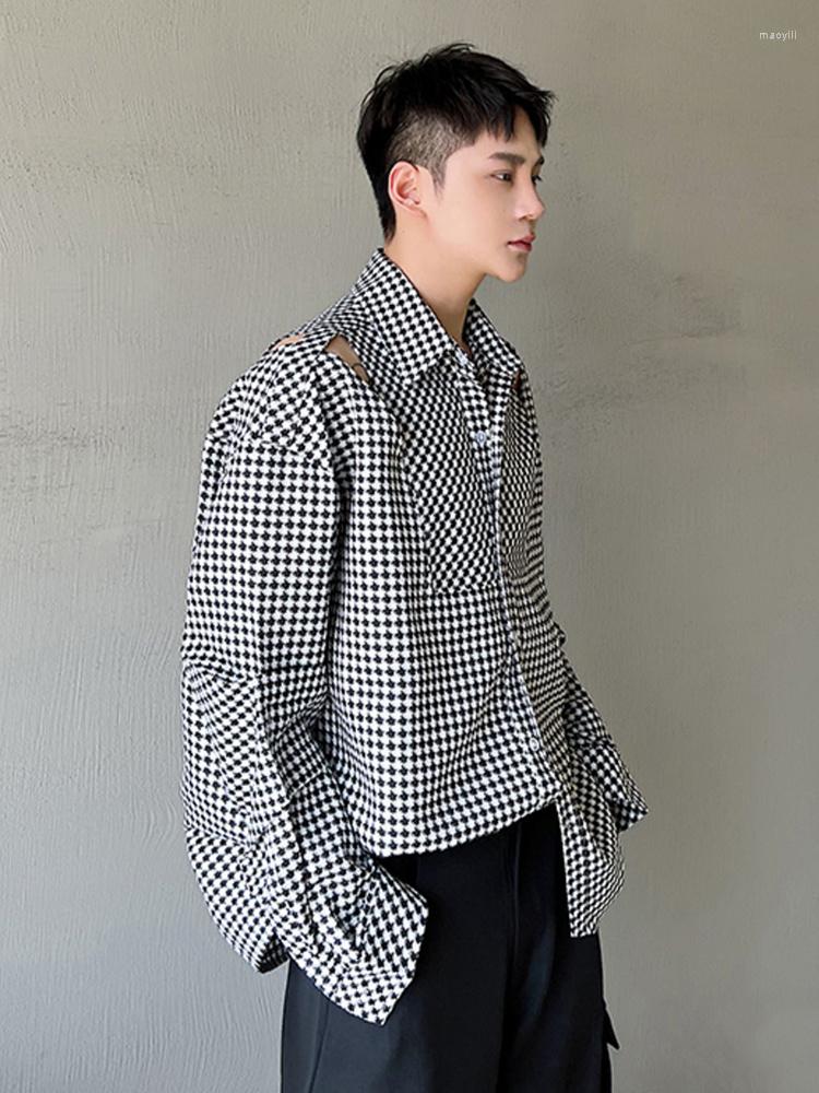 Men's Casual Shirts Pattern Men's Personalized Strapless Design Shirt Korean Style Hollow Out 2023 Versatile Fashionable Tops, Black
Men's Casual Shirts Pattern Men's Personalized Strapless Design Shirt Korean Style Hollow Out 2023 Versatile Fashionable Tops, Black