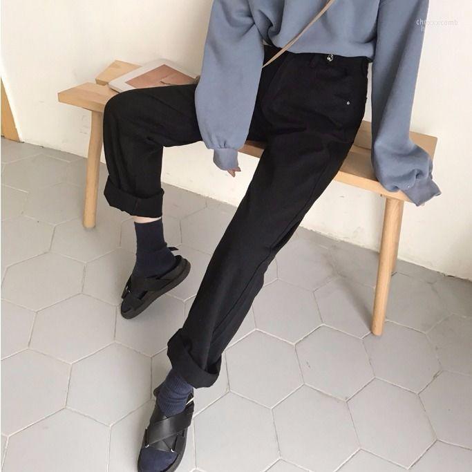 Women's Jeans Style Black Women Straight Pants Loose Students Spring And Autumn High Waist Thin Wide Leg Women's, Black-without belt
Women's Jeans Style Black Women Straight Pants Loose Students Spring And Autumn High Waist Thin Wide Leg Women's, Black-without belt