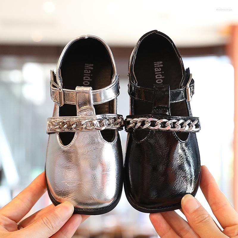 Flat Shoes Spring Autumn Kids Leather Girls T Strap Chain Square Toe Mary Janes Fashion Princess Shoe Flats Baby Children, Black
Flat Shoes Spring Autumn Kids Leather Girls T Strap Chain Square Toe Mary Janes Fashion Princess Shoe Flats Baby Children, Black