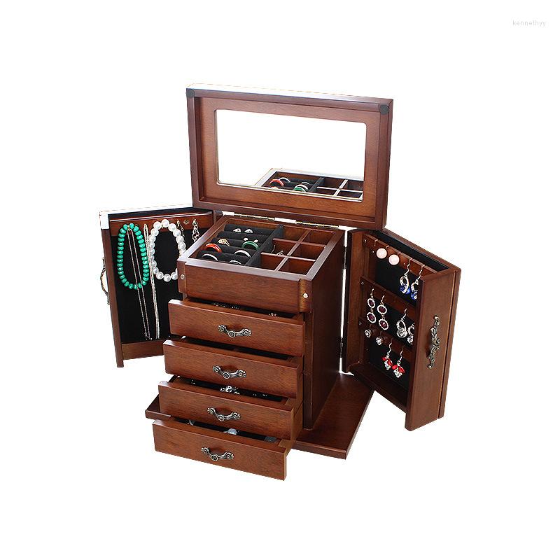 Jewelry Pouches Han Mike Chinese Retro Solid Wood Storage Box Ornament Necklace Bracelet Collection Valentine Gift
Jewelry Pouches Han Mike Chinese Retro Solid Wood Storage Box Ornament Necklace Bracelet Collection Valentine Gift