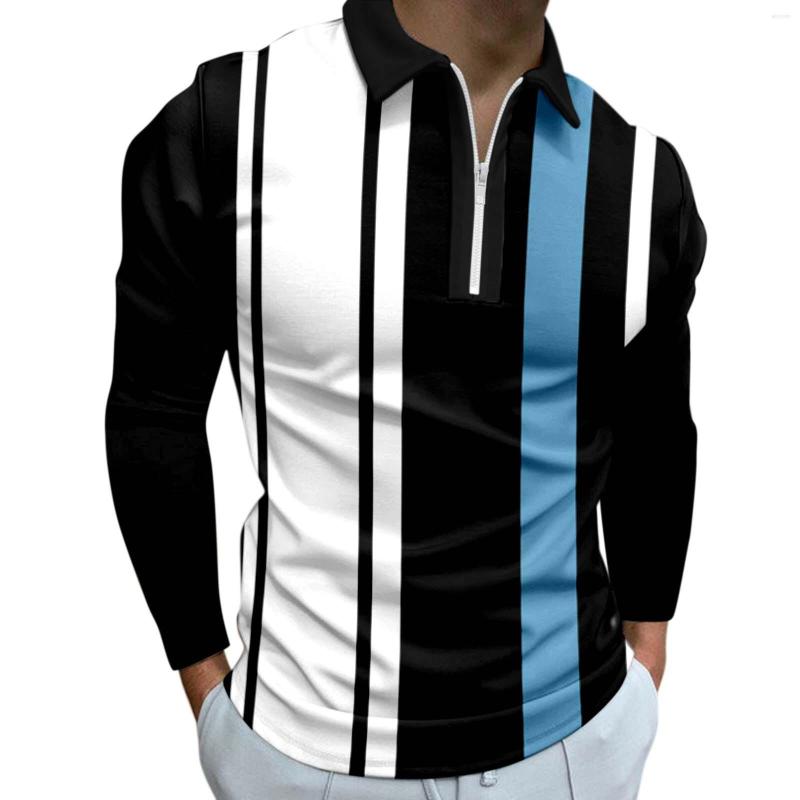 Men's Polos 2022 Spring Autumn Casual Striped Splice Printed Polo Shirt Men Turn Down Collar Long Sleeve Tops T Zip, Black
Men's Polos 2022 Spring Autumn Casual Striped Splice Printed Polo Shirt Men Turn Down Collar Long Sleeve Tops T Zip, Black