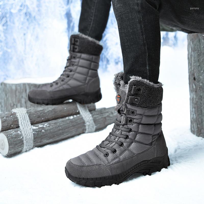Boots Men's Winter Snow Super Warm Hiking High Quality Waterproof Leather Top Plus Size Sneakers, 99815 black
Boots Men's Winter Snow Super Warm Hiking High Quality Waterproof Leather Top Plus Size Sneakers, 99815 black