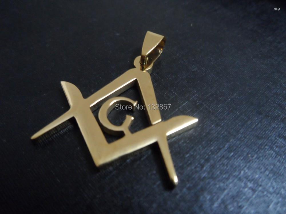 Pendant Necklaces Lot 5pcs Good Quality Stainless Steel Jewelry Men's Masonic Emblem Charms Free Chain Gold
Pendant Necklaces Lot 5pcs Good Quality Stainless Steel Jewelry Men's Masonic Emblem Charms Free Chain Gold