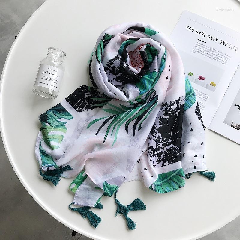 Scarves 2022 Est Cotton Big Leaf Print Tassel Shawls Floral Beach Scarf Wrap Hijab 10pcs/LOT
Scarves 2022 Est Cotton Big Leaf Print Tassel Shawls Floral Beach Scarf Wrap Hijab 10pcs/LOT
