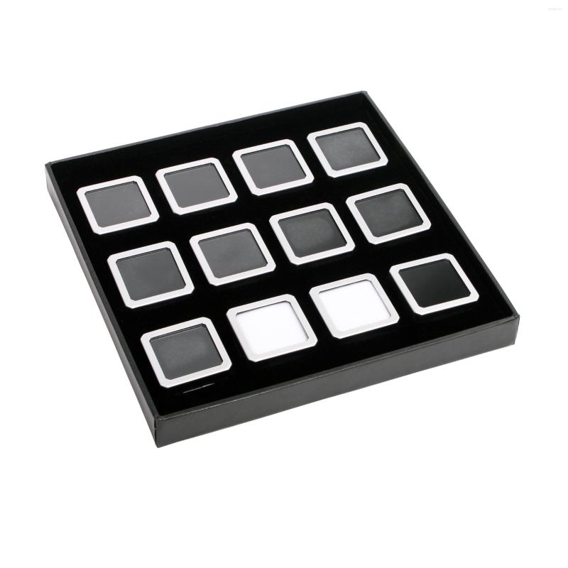 Jewelry Pouches Gem Packaging Box With Transparent Window Small Metal Loose Diamond Tray Set
Jewelry Pouches Gem Packaging Box With Transparent Window Small Metal Loose Diamond Tray Set