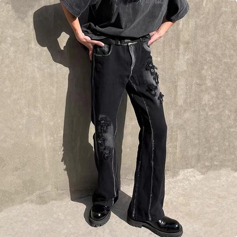 Men's Jeans 2022 Dark Streetwear Cross Embroidery Baggy Men Flare Pants Y2K Clothes Black Hip Hop Women Denim Trousers Pantalon
Men's Jeans 2022 Dark Streetwear Cross Embroidery Baggy Men Flare Pants Y2K Clothes Black Hip Hop Women Denim Trousers Pantalon