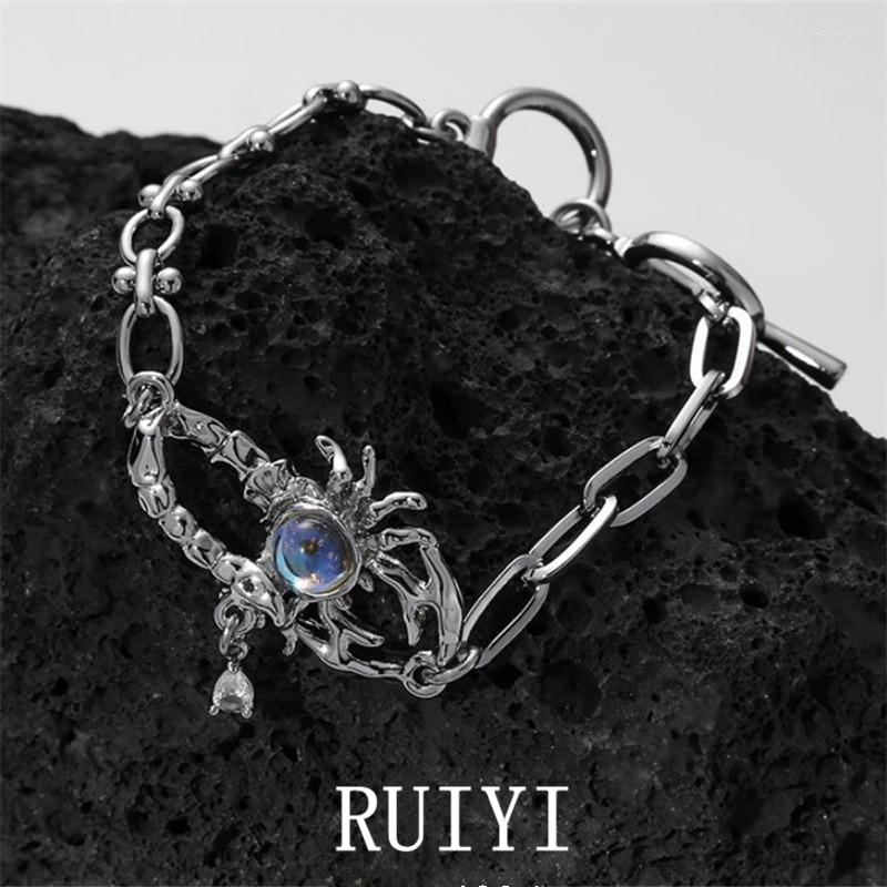 Link Bracelets Scorpion Metal Asymmetric Geometric Moonstone Bracelet For Women Thick Silvery Plated Jewelry 2022 Trend Gifts
Link Bracelets Scorpion Metal Asymmetric Geometric Moonstone Bracelet For Women Thick Silvery Plated Jewelry 2022 Trend Gifts