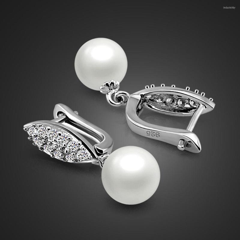 Dangle Earrings Real 925 Sterling Silver Faux Pearl Pendant Design Solid Not Allergic Party Accessories Noble Jewelry
Dangle Earrings Real 925 Sterling Silver Faux Pearl Pendant Design Solid Not Allergic Party Accessories Noble Jewelry