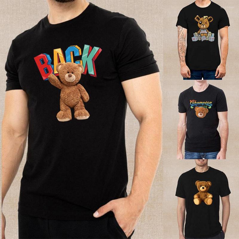 Men' T Shirts T-Shirt 2022 Summer Cute Bear Printing Men' Short Sleeve Casual O-Neck Pullover Breathable Shirt Top Men Fashion, Black
Men' T Shirts T-Shirt 2022 Summer Cute Bear Printing Men' Short Sleeve Casual O-Neck Pullover Breathable Shirt Top Men Fashion, Black