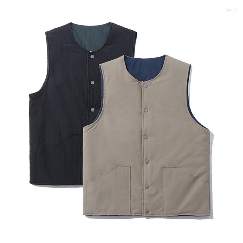 Men's Vests Autumn Winter Men Double Side Can Wear Vest Jacket Male Streetwear Fashion Loose Casual Cargo Sleeveless Parkas Outerwear, Black
Men's Vests Autumn Winter Men Double Side Can Wear Vest Jacket Male Streetwear Fashion Loose Casual Cargo Sleeveless Parkas Outerwear, Black