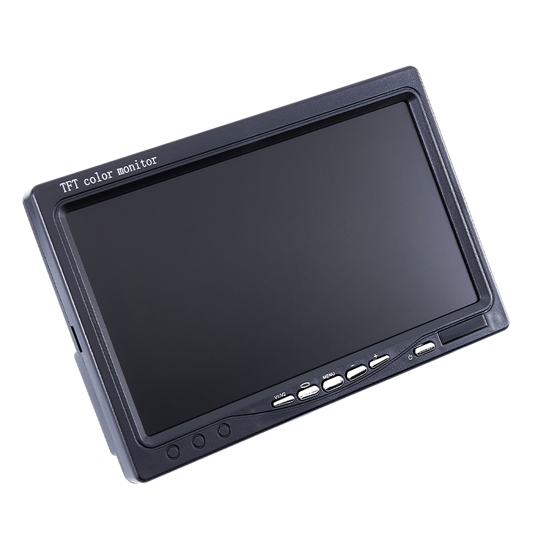 Universal 7" HD Screen Car Monitor 1024x600 Security Parking Assistance Rearview Camera Optional