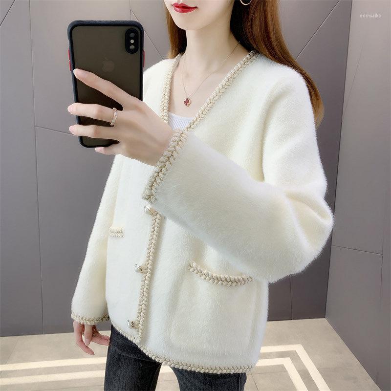 Women's Knits Woman Sweater Cardigan Knitting V-neck Single Breasted Solid Color Long Sleeve Woman's Clothing Drop Sale BD20675, Randomcolor
Women's Knits Woman Sweater Cardigan Knitting V-neck Single Breasted Solid Color Long Sleeve Woman's Clothing Drop Sale BD20675, Randomcolor