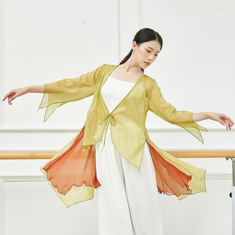 Stage Wear Adult Chiffon Wrinkle Belly Dance Side Tie Top Long Transparent Blouse Cardigan Shirt Costume For Women Dancing Clothes, Purple
Stage Wear Adult Chiffon Wrinkle Belly Dance Side Tie Top Long Transparent Blouse Cardigan Shirt Costume For Women Dancing Clothes, Purple