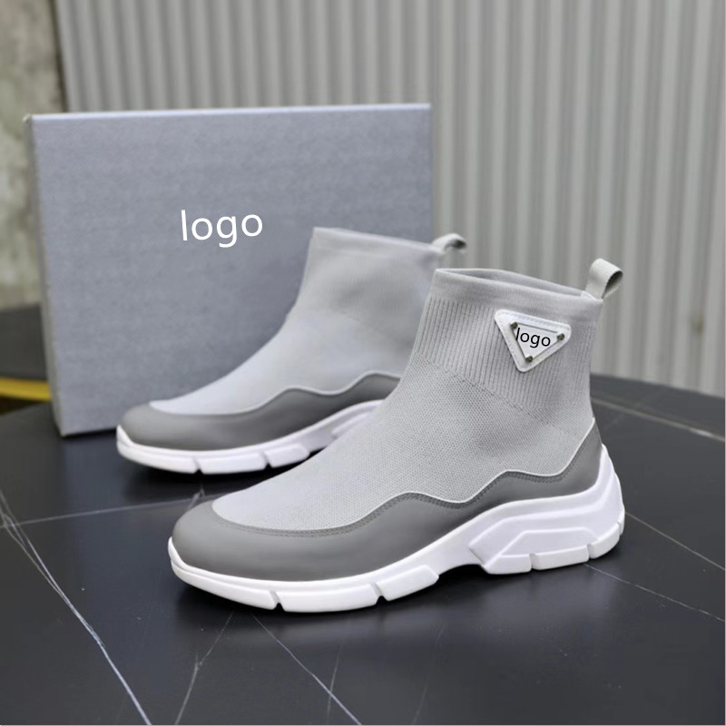 Women's boots Autumn and winter boots Flat knit socks Women's shoes 2022 High heels Classic luxury design Fashion comfort trend Versatile, Grey
Women's boots Autumn and winter boots Flat knit socks Women's shoes 2022 High heels Classic luxury design Fashion comfort trend Versatile, Grey