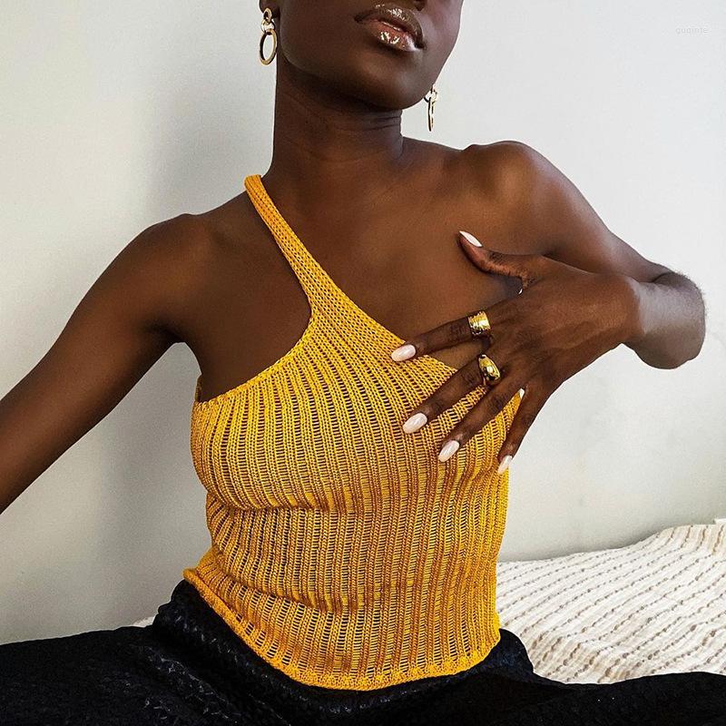 Women's Tanks Y2K Sexy Knitted Crop Top One Shoulder Tank Tops Women Clothing Beach Vaction 2022 Summer Sleeveless Backless Cami Mini Vest, Beige
Women's Tanks Y2K Sexy Knitted Crop Top One Shoulder Tank Tops Women Clothing Beach Vaction 2022 Summer Sleeveless Backless Cami Mini Vest, Beige