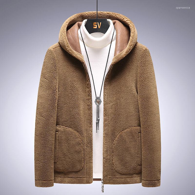 Men's Jackets Men Winter Jacket Fashion Male Fur Fleece Thick Coats Mens Artificial Outwear Streetwear Windbreaker Casacas Para Hombre 165, Brown 01
Men's Jackets Men Winter Jacket Fashion Male Fur Fleece Thick Coats Mens Artificial Outwear Streetwear Windbreaker Casacas Para Hombre 165, Brown 01