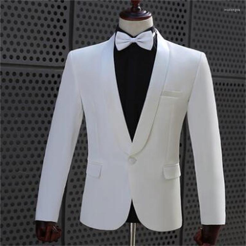 Men' Suits Singer Fashion White Dance Stage Clothing For Men Suit Set With Pants 2022 Mens Wedding Costume Groom Formal Dress Tie
Men' Suits Singer Fashion White Dance Stage Clothing For Men Suit Set With Pants 2022 Mens Wedding Costume Groom Formal Dress Tie