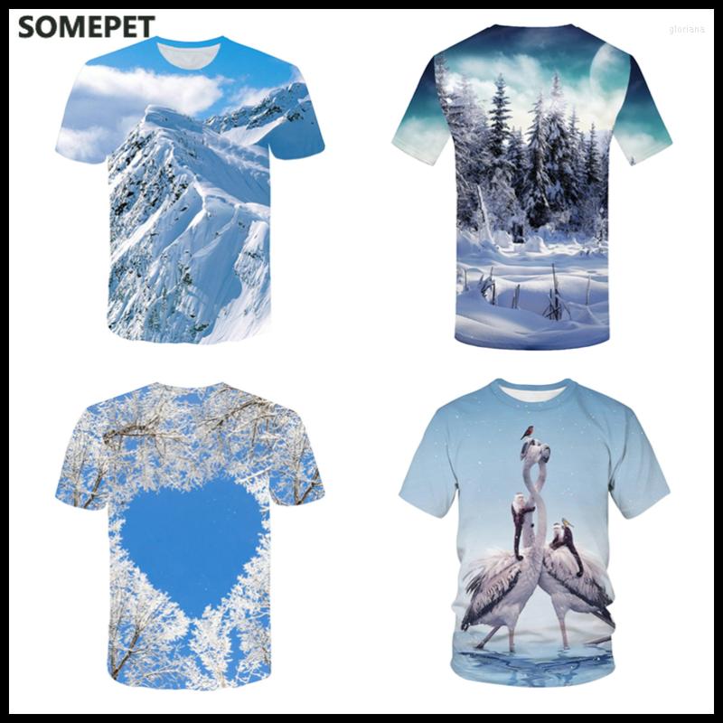 Men's T Shirts 2022 Ice And Snow Animals Male Landscape Scenery Shirt Men/Women 3d Print Mountain T-shirt Unisex Casual Summer Tees Tops, Hty07
Men's T Shirts 2022 Ice And Snow Animals Male Landscape Scenery Shirt Men/Women 3d Print Mountain T-shirt Unisex Casual Summer Tees Tops, Hty07