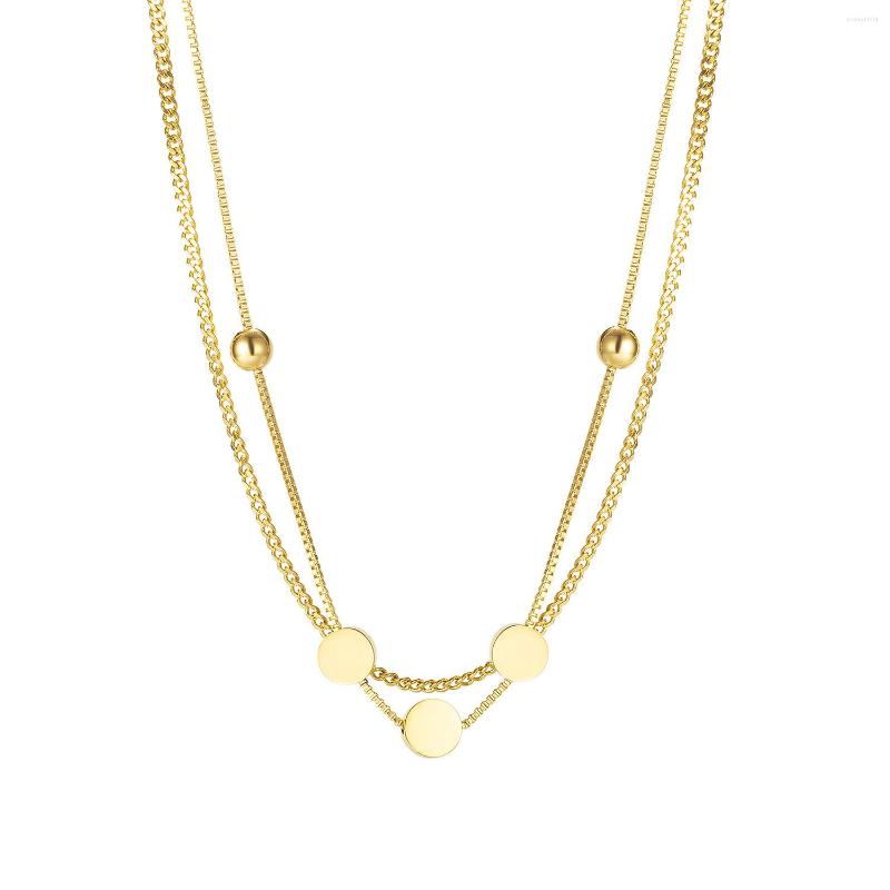 Chains Wind Clavicle Chain Accessories Fashion Personality Multi - Bead Titanium Steel Necklace Women
Chains Wind Clavicle Chain Accessories Fashion Personality Multi - Bead Titanium Steel Necklace Women