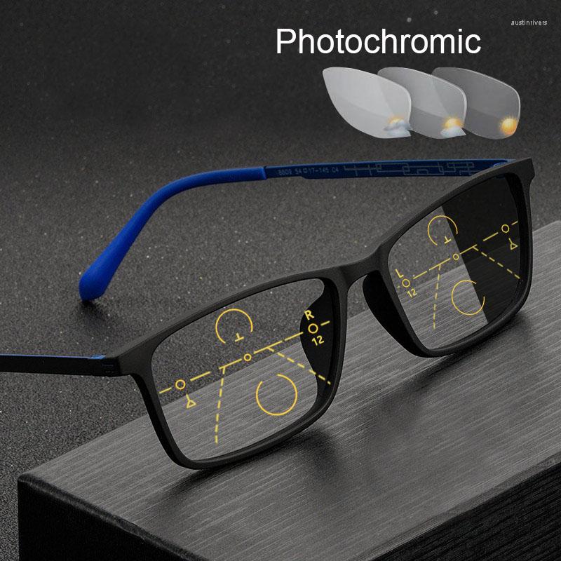 Sunglasses Ultra Light TR90 Reading Glasses Progressive Multifocal Pochromic Carving Geometric Presbyopic Men Women
Sunglasses Ultra Light TR90 Reading Glasses Progressive Multifocal Pochromic Carving Geometric Presbyopic Men Women