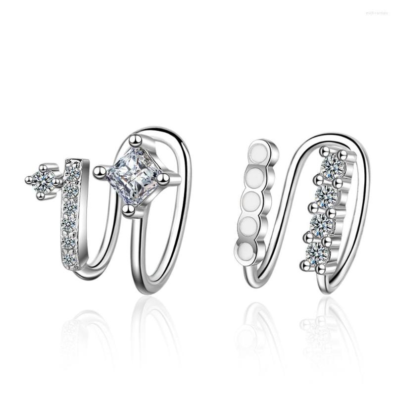 Backs Earrings Korea Square Crystal Geometric Asymmetry Clip On Without Piercing For Girls Party No Hole Ear Clips
Backs Earrings Korea Square Crystal Geometric Asymmetry Clip On Without Piercing For Girls Party No Hole Ear Clips