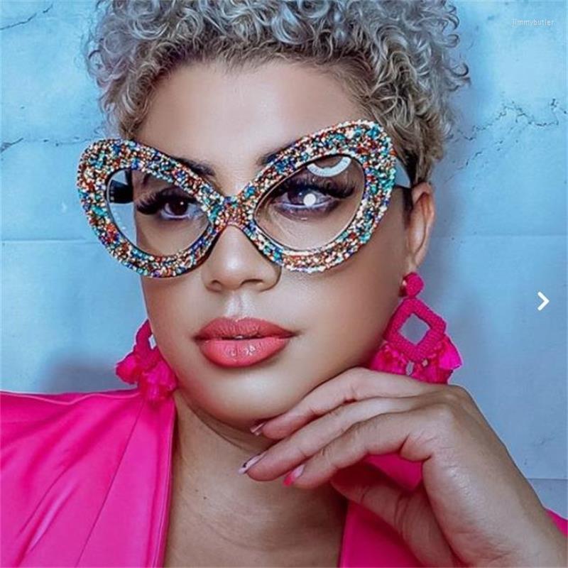 Sunglasses Frames Fashion Oversized Colorful Rhinestone Glasses Frame Butterfly Shaped Women's Transparent Big Eyewear Oculos De Grau
Sunglasses Frames Fashion Oversized Colorful Rhinestone Glasses Frame Butterfly Shaped Women's Transparent Big Eyewear Oculos De Grau