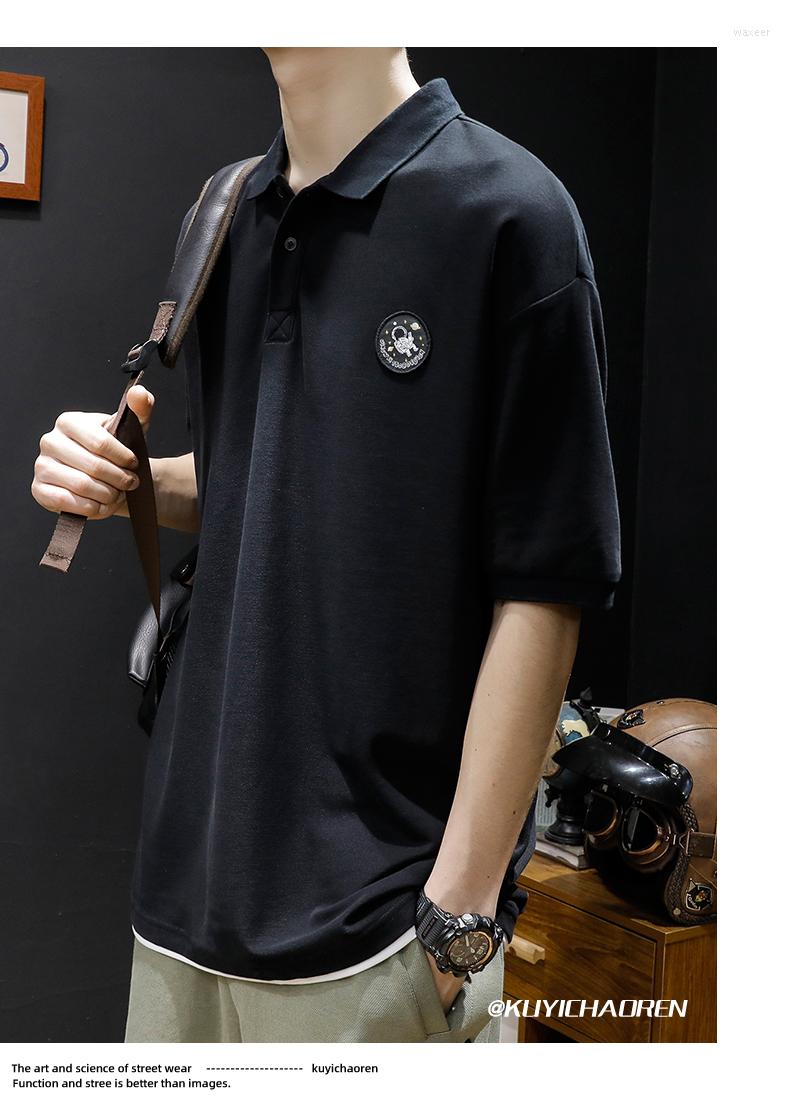 Men's T Shirts M1712 High-end Polo Shirt Men's Short-sleeved T-shirt Summer Thin Section Loose Large Size Lapel Half-sleeve Top, Brown
Men's T Shirts M1712 High-end Polo Shirt Men's Short-sleeved T-shirt Summer Thin Section Loose Large Size Lapel Half-sleeve Top, Brown
