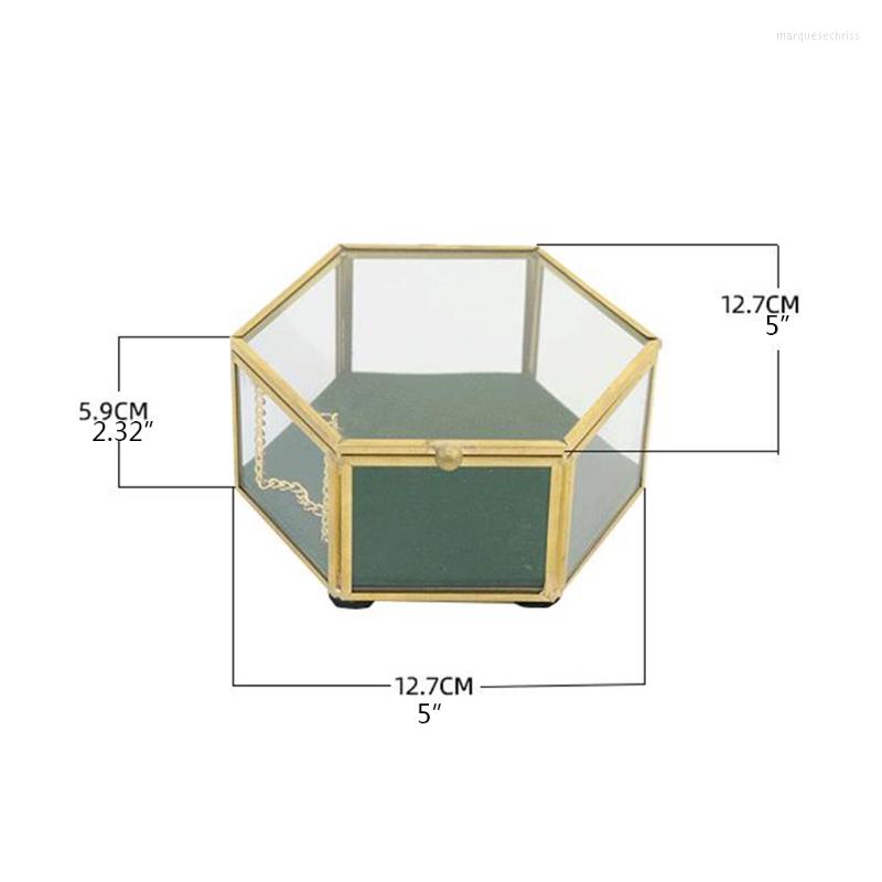Jewelry Pouches M2EA Gold Brass Vintage Glass Box Lace Edged Hexagon Geometric Display Organizer Keepsake Case Home Decor
Jewelry Pouches M2EA Gold Brass Vintage Glass Box Lace Edged Hexagon Geometric Display Organizer Keepsake Case Home Decor