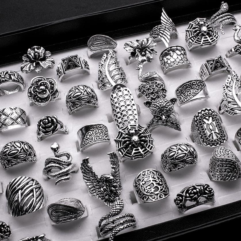 20 Pieces Mix Women Vintage Ring Whole Antique Silver Plated Boho Gothic Leaf Flower Statement Rings Men Jewelry209q
20 Pieces Mix Women Vintage Ring Whole Antique Silver Plated Boho Gothic Leaf Flower Statement Rings Men Jewelry209q