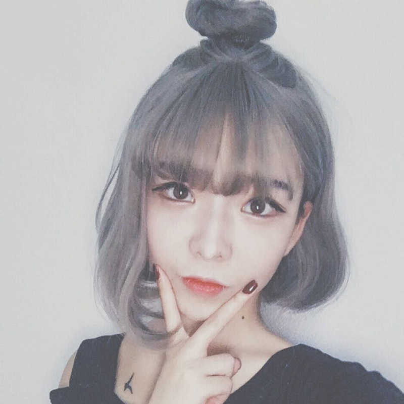 Hair Lace Wigs Wig Female Japan and South Korea Straight Bobo Short Hair Grandma Gray Fiber Head Cover Webcast, Dark brown
Hair Lace Wigs Wig Female Japan and South Korea Straight Bobo Short Hair Grandma Gray Fiber Head Cover Webcast, Dark brown