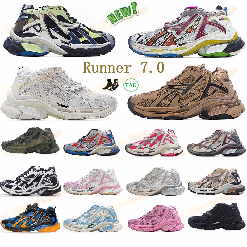 Paris Casual shoes Runner 7.0 designers Women Men Transmit sense retro Trainers black white pink blue Deconstruction sneakers jogging hiking, More
Paris Casual shoes Runner 7.0 designers Women Men Transmit sense retro Trainers black white pink blue Deconstruction sneakers jogging hiking, More